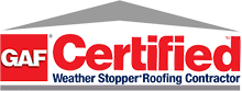 GAF Certified Weather Stopper Roof Contractor